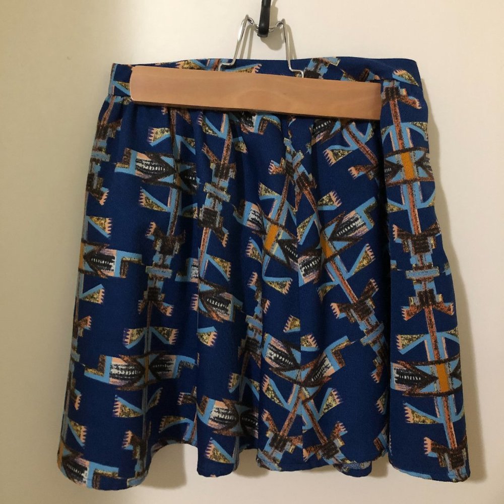 Urban Outfitters patterned skater skirt